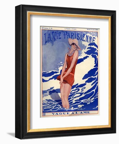 1920s France La Vie Parisienne Magazine Cover-null-Framed Giclee Print