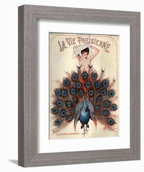 1920s France La Vie Parisienne Magazine Cover-null-Framed Giclee Print