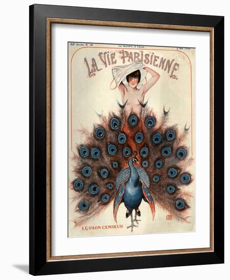 1920s France La Vie Parisienne Magazine Cover-null-Framed Giclee Print