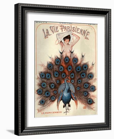 1920s France La Vie Parisienne Magazine Cover-null-Framed Giclee Print