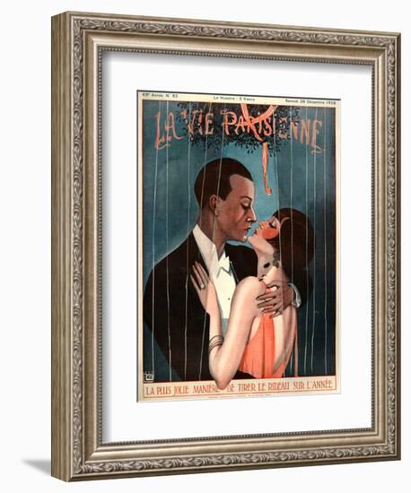 1920s France La Vie Parisienne Magazine Cover-null-Framed Giclee Print