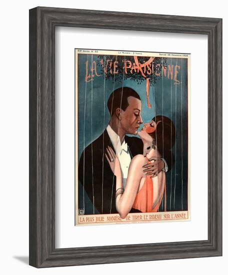 1920s France La Vie Parisienne Magazine Cover-null-Framed Giclee Print