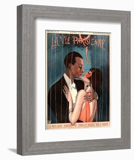 1920s France La Vie Parisienne Magazine Cover-null-Framed Giclee Print