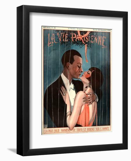 1920s France La Vie Parisienne Magazine Cover--Framed Giclee Print