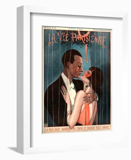 1920s France La Vie Parisienne Magazine Cover-null-Framed Giclee Print