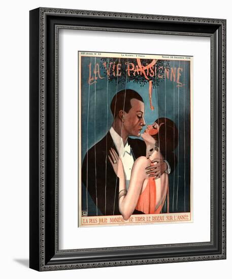 1920s France La Vie Parisienne Magazine Cover-null-Framed Giclee Print