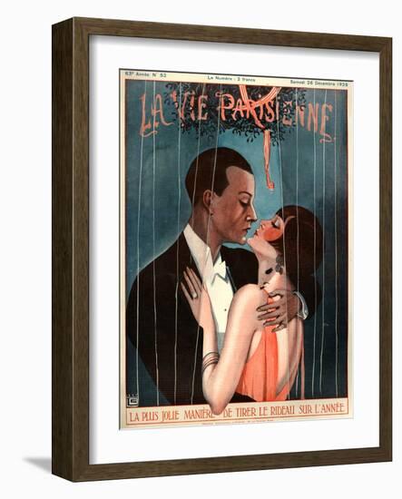 1920s France La Vie Parisienne Magazine Cover-null-Framed Giclee Print