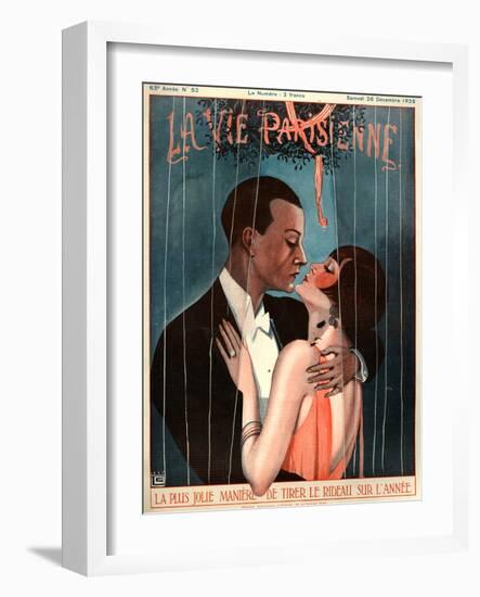 1920s France La Vie Parisienne Magazine Cover-null-Framed Giclee Print