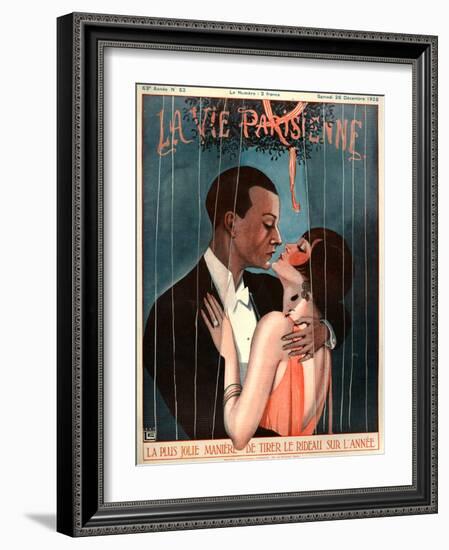 1920s France La Vie Parisienne Magazine Cover-null-Framed Giclee Print