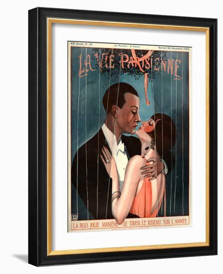 1920s France La Vie Parisienne Magazine Cover-null-Framed Giclee Print