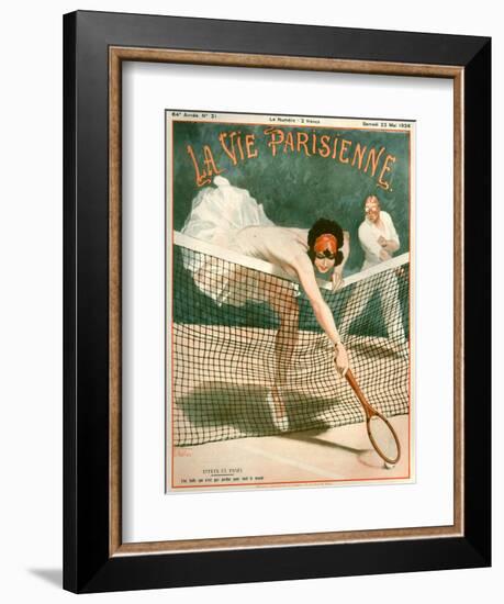 1920s France La Vie Parisienne Magazine Cover-null-Framed Giclee Print