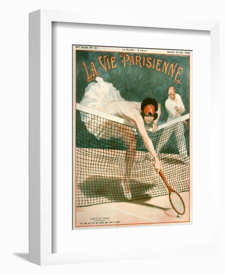 1920s France La Vie Parisienne Magazine Cover-null-Framed Giclee Print