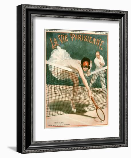 1920s France La Vie Parisienne Magazine Cover-null-Framed Giclee Print