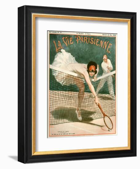 1920s France La Vie Parisienne Magazine Cover-null-Framed Giclee Print