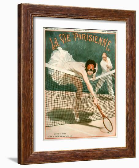 1920s France La Vie Parisienne Magazine Cover-null-Framed Giclee Print