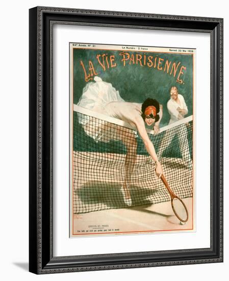 1920s France La Vie Parisienne Magazine Cover-null-Framed Giclee Print