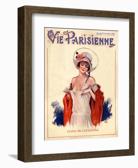 1920s France La Vie Parisienne Magazine Cover-null-Framed Giclee Print