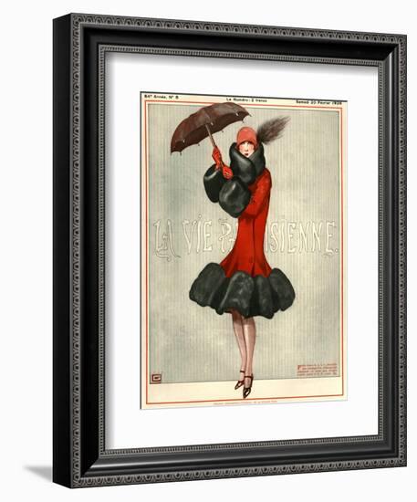 1920s France La Vie Parisienne Magazine Cover-null-Framed Giclee Print