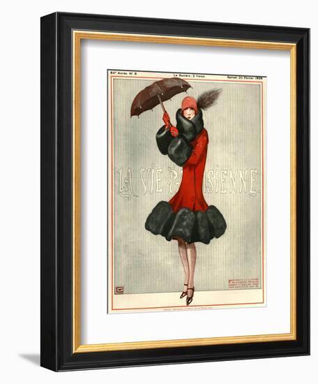 1920s France La Vie Parisienne Magazine Cover-null-Framed Giclee Print