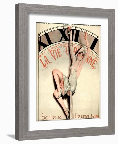 1920s France La Vie Parisienne Magazine Cover-null-Framed Giclee Print