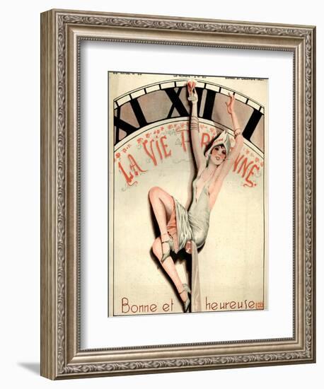 1920s France La Vie Parisienne Magazine Cover-null-Framed Giclee Print