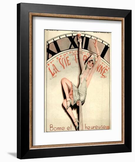 1920s France La Vie Parisienne Magazine Cover-null-Framed Giclee Print