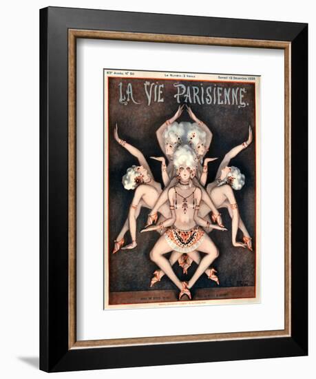 1920s France La Vie Parisienne Magazine Cover-null-Framed Giclee Print