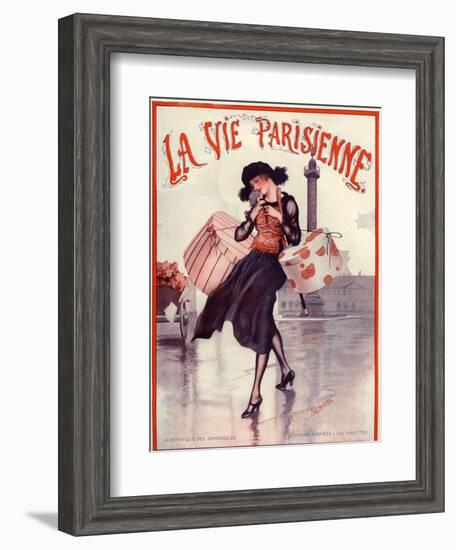 1920s France La Vie Parisienne Magazine Cover-null-Framed Giclee Print