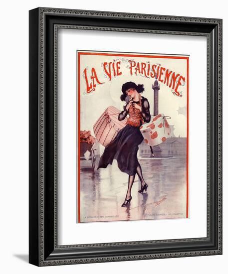 1920s France La Vie Parisienne Magazine Cover-null-Framed Giclee Print