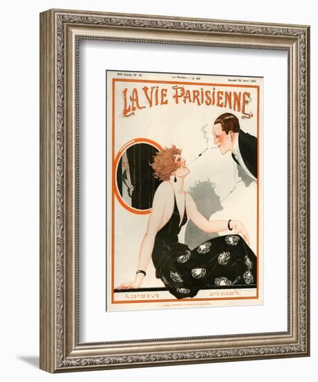 1920s France La Vie Parisienne Magazine Cover-null-Framed Giclee Print