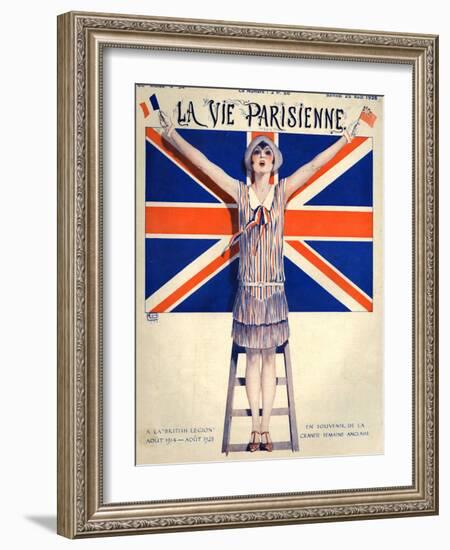 1920s France La Vie Parisienne Magazine Cover-null-Framed Giclee Print