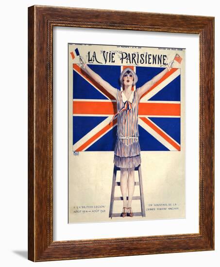 1920s France La Vie Parisienne Magazine Cover-null-Framed Giclee Print