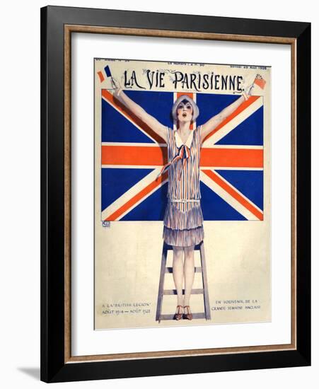 1920s France La Vie Parisienne Magazine Cover-null-Framed Giclee Print