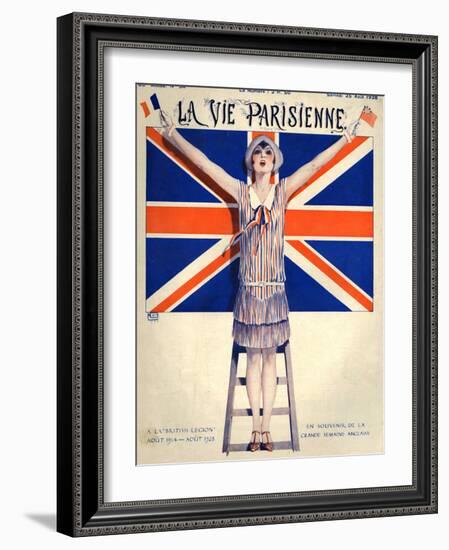 1920s France La Vie Parisienne Magazine Cover-null-Framed Giclee Print