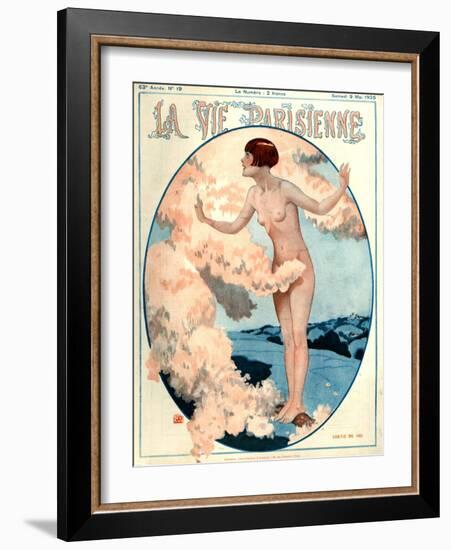 1920s France La Vie Parisienne Magazine Cover-null-Framed Giclee Print