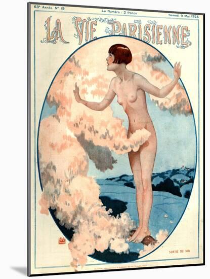 1920s France La Vie Parisienne Magazine Cover-null-Mounted Giclee Print