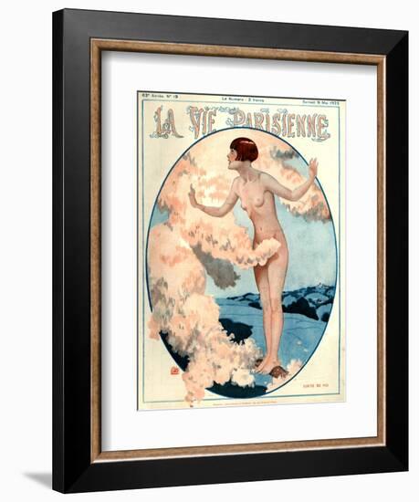 1920s France La Vie Parisienne Magazine Cover-null-Framed Giclee Print