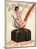 1920s France La Vie Parisienne Magazine Cover-null-Mounted Giclee Print