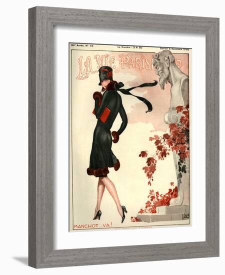 1920s France La Vie Parisienne Magazine Cover-null-Framed Giclee Print