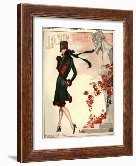 1920s France La Vie Parisienne Magazine Cover-null-Framed Giclee Print