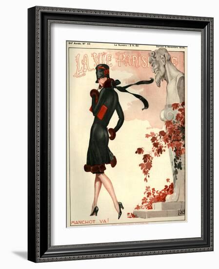 1920s France La Vie Parisienne Magazine Cover-null-Framed Giclee Print