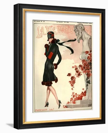 1920s France La Vie Parisienne Magazine Cover-null-Framed Giclee Print