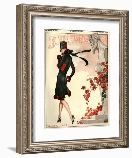 1920s France La Vie Parisienne Magazine Cover--Framed Giclee Print