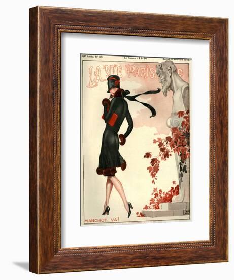 1920s France La Vie Parisienne Magazine Cover-null-Framed Giclee Print