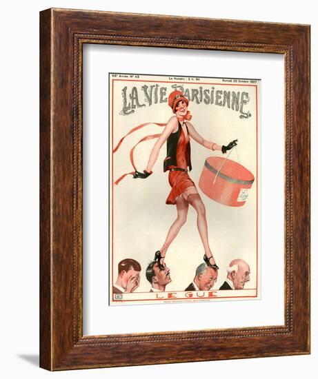 1920s France La Vie Parisienne Magazine Cover-null-Framed Giclee Print