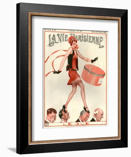 1920s France La Vie Parisienne Magazine Cover-null-Framed Giclee Print