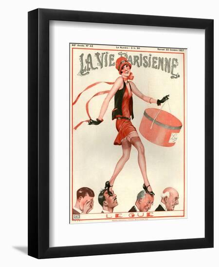 1920s France La Vie Parisienne Magazine Cover-null-Framed Giclee Print