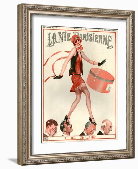 1920s France La Vie Parisienne Magazine Cover-null-Framed Giclee Print