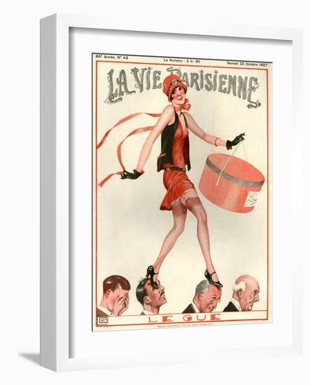 1920s France La Vie Parisienne Magazine Cover-null-Framed Giclee Print