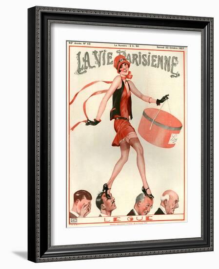 1920s France La Vie Parisienne Magazine Cover-null-Framed Giclee Print